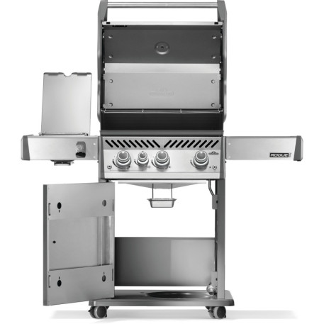 Газовий гриль Napoleon Rogue PRO 425 з бічним пальником SIZZLE ZONE, нержавіюча сталь4