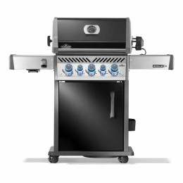 Газовий гриль Napoleon Rogue PRO-S 425 чорний, з бічним пальником SIZZLE ZONE