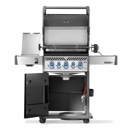Газовий гриль Napoleon Rogue PRO-S 425 чорний, з бічним пальником SIZZLE ZONE2