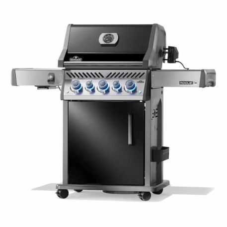 Газовий гриль Napoleon Rogue PRO-S 425 чорний, з бічним пальником SIZZLE ZONE4