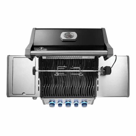 Газовий гриль Napoleon Rogue PRO-S 425 чорний, з бічним пальником SIZZLE ZONE5