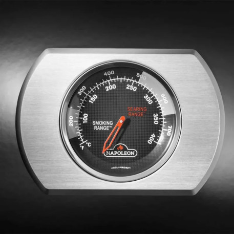 Газовий гриль Napoleon Rogue PRO-S 425, нержавіюча сталь, з бічним пальником SIZZLE ZONE7