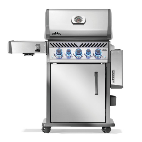 Газовий гриль Napoleon Rogue PRO-S 425, нержавіюча сталь, з бічним пальником SIZZLE ZONE2