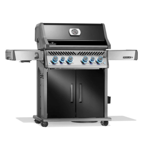Газовий гриль Napoleon Rogue PRO-S 525, чорний, з бічним пальником SIZZLE ZONE, РОЖЕН У КОМПЛЕКТІ 1