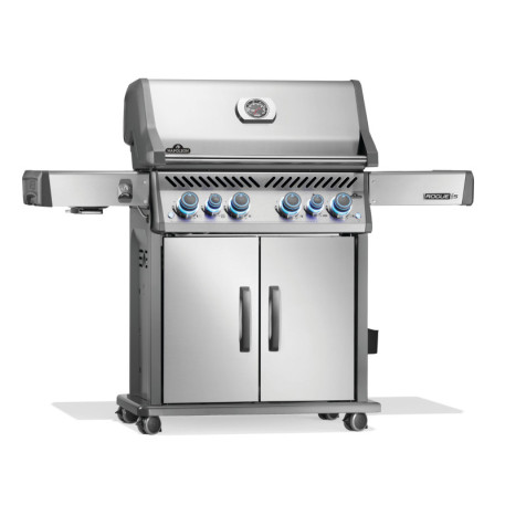 Газовий гриль Napoleon Rogue PRO-S 525, нержавіюча сталь, з бічним пальником SIZZLE ZONE, РОЖЕН У КОМПЛЕКТІ1
