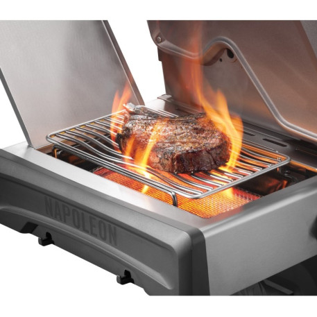 Газовий гриль Napoleon Rogue PRO-S 525, нержавіюча сталь, з бічним пальником SIZZLE ZONE, РОЖЕН У КОМПЛЕКТІ6